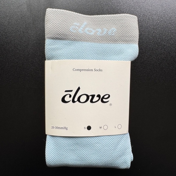 Clove Compression Socks, Small (W5-8.5), Vapor, NWT - Picture 2 of 3